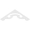 Ekena Millwork Pitch Northwest Architectural Grade PVC Gable Pediment, 60"W x 20"H x 1"P (8/12) GPP060X020X100NOR - alternate 5